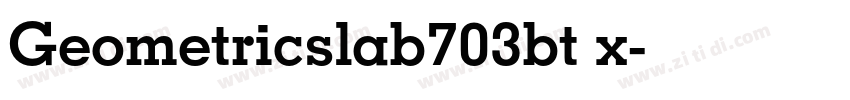 Geometricslab703bt x字体转换